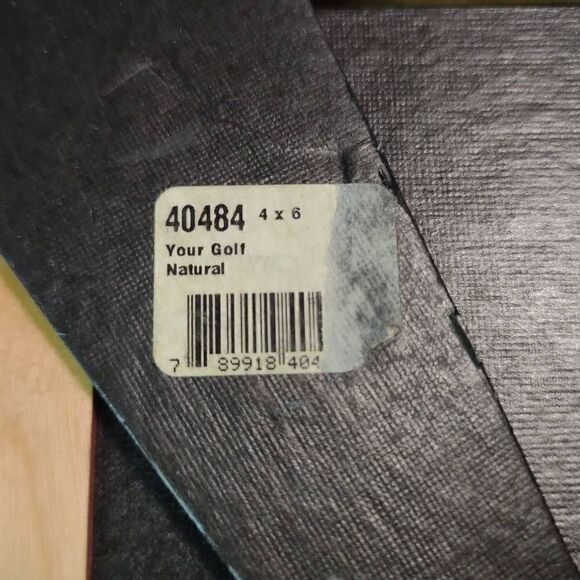 Lasercraft Your Golf Natural Engrave Wooden Frame 4 x 6 - Picture 3 of 3